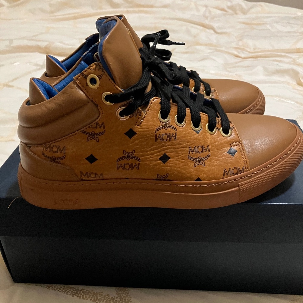 MCM Visetos Womens Sneakers